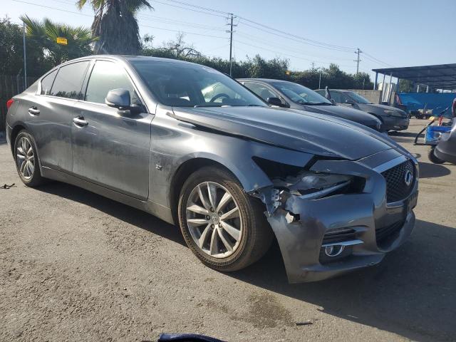 JN1BV7AR7FM418799 - 2015 INFINITI Q50 BASE CHARCOAL photo 4