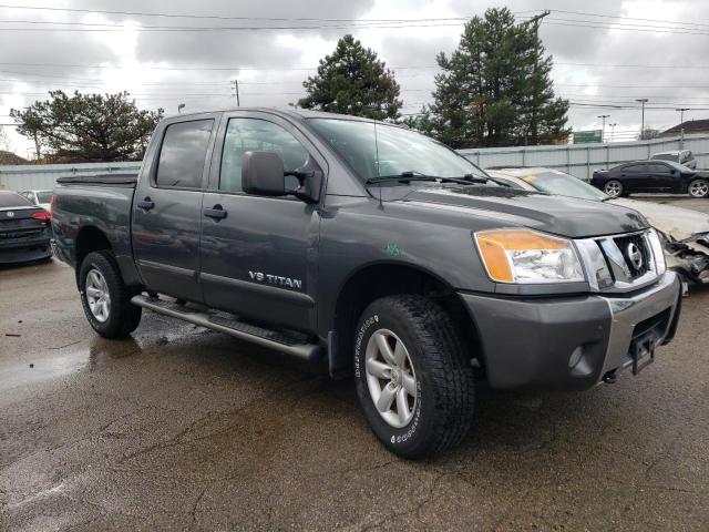 1N6AA0EC3CN321412 - 2012 NISSAN TITAN S BLACK photo 4