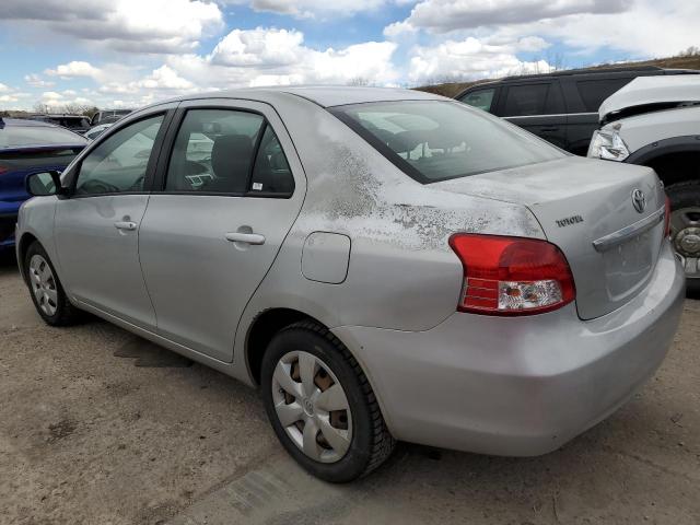 JTDBT923681265281 - 2008 TOYOTA YARIS BASE SILVER photo 2