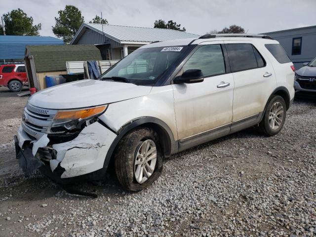 1FM5K8D84DGA22154 - 2013 FORD EXPLORER XLT WHITE photo 1