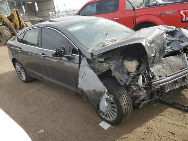 3FA6P0D9XGR267483 - 2016 FORD FUSION TITANIUM GRAY photo 4