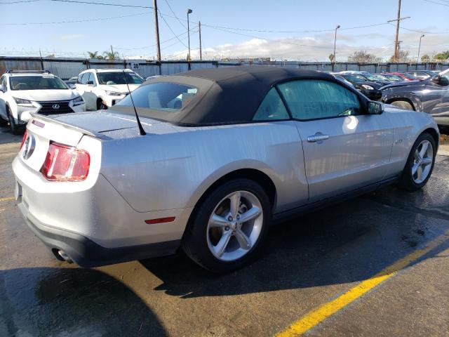 1ZVBP8FF9B5157687 - 2011 FORD MUSTANG GT SILVER photo 3