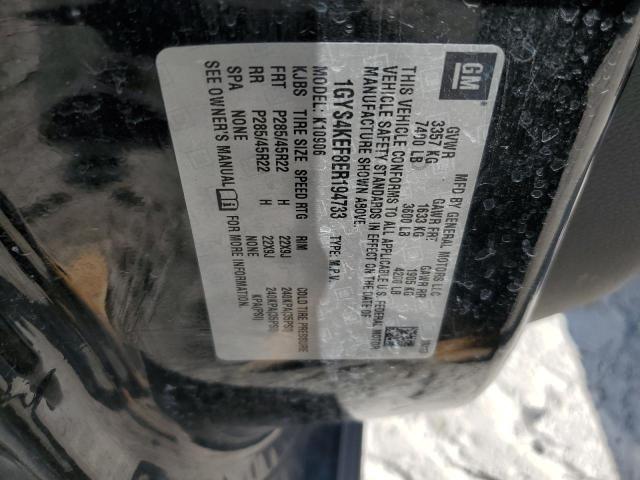 1GYS4KEF8ER194733 - 2014 CADILLAC ESCALADE ESV PLATINUM Qara foto 13