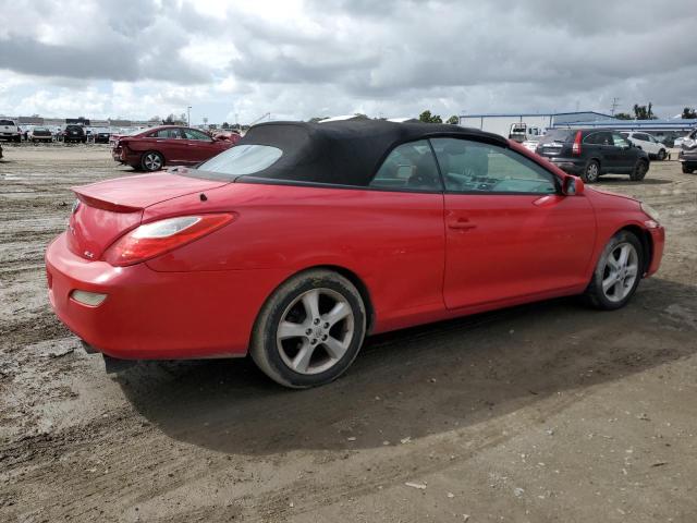 4T1FA38P27U125848 - 2007 TOYOTA CAMRY SOLA SE RED photo 3