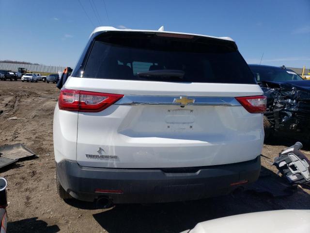 1GNERFKW3KJ322460 - 2019 CHEVROLET TRAVERSE LS WHITE photo 6