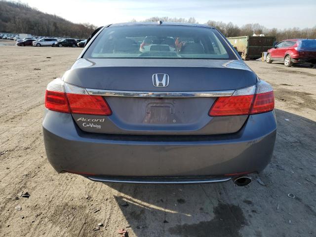 1HGCR2F84DA017106 - 2013 HONDA ACCORD EXL GRAY photo 6