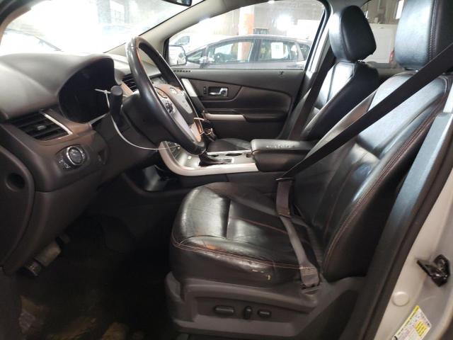 2FMDK4JC0DBC61897 - 2013 FORD EDGE SEL SILVER photo 7