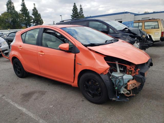 JTDKDTB36D1037625 - 2013 TOYOTA PRIUS C ORANGE photo 4