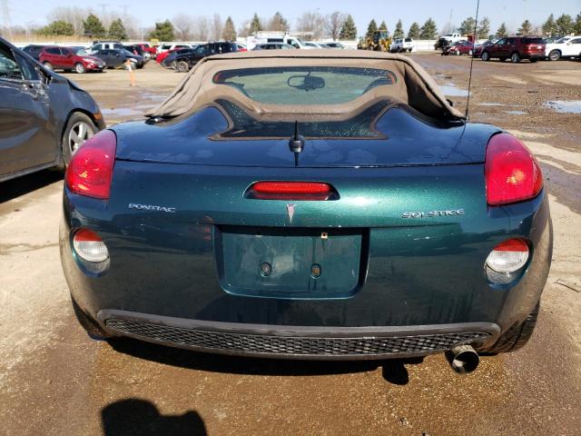 1G2MB35B18Y104375 - 2008 PONTIAC SOLSTICE GREEN photo 6