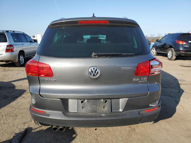 WVGBV3AX1EW582200 - 2014 VOLKSWAGEN TIGUAN S GRAY photo 6