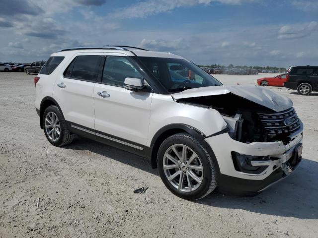 1FM5K8F89GGA68497 - 2016 FORD EXPLORER LIMITED WHITE photo 4