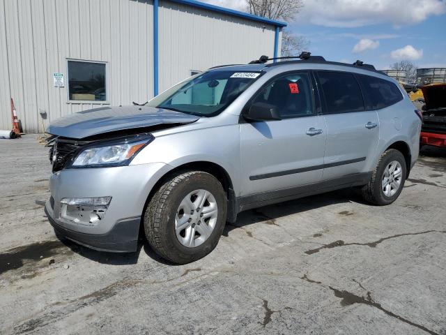 1GNKRFKD7HJ234005 - 2017 CHEVROLET TRAVERSE LS SILVER photo 1