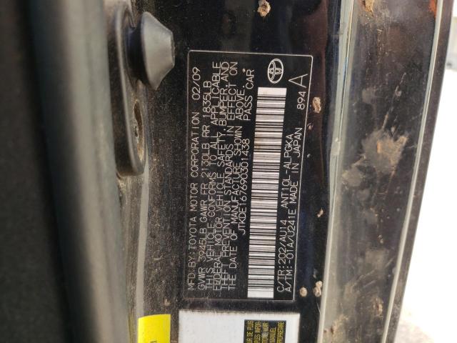 JTKDE167690301438 - 2009 TOYOTA SCION TC 黑色 照片 12