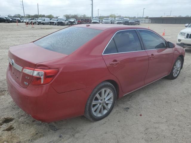 4T1BD1FK6DU091782 - 2013 TOYOTA CAMRY HYBRID RED photo 3