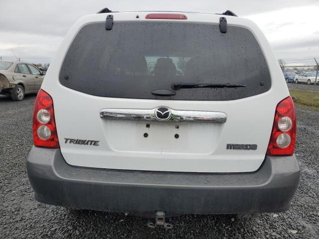 4F2CZ94175KM47348 - 2005 MAZDA TRIBUTE S WHITE photo 6