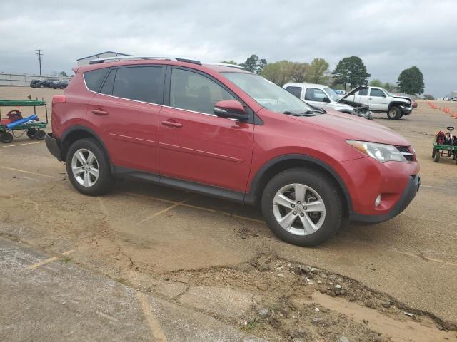 JTMWFREV7DD000951 - 2013 TOYOTA RAV4 XLE RED photo 4