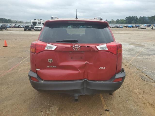 JTMWFREV7DD000951 - 2013 TOYOTA RAV4 XLE RED photo 6