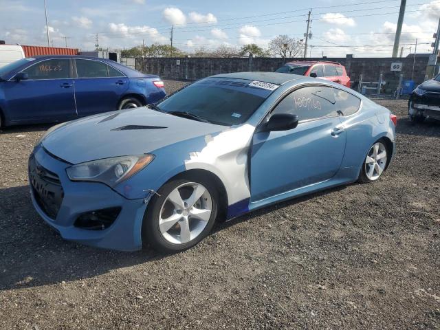 KMHHT6KDXDU091737 - 2013 HYUNDAI GENESIS CO 2.0T BLUE photo 1