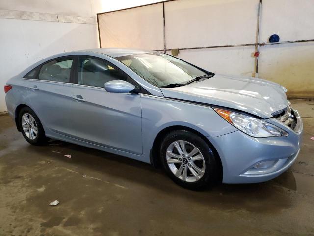 5NPEB4ACXBH097150 - 2011 HYUNDAI SONATA GLS BLUE photo 4