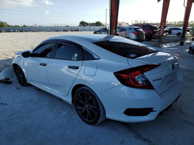 19XFC2F83KE003012 - 2019 HONDA CIVIC SPORT WHITE photo 2