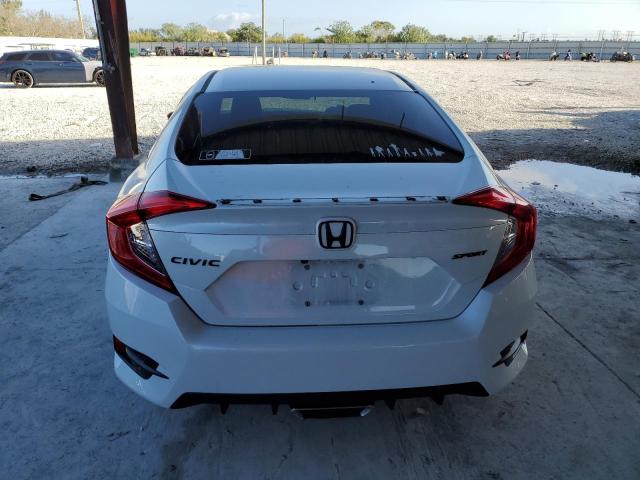 19XFC2F83KE003012 - 2019 HONDA CIVIC SPORT WHITE photo 6