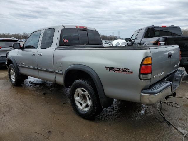 5TBBT44172S328373 - 2002 TOYOTA TUNDRA ACCESS CAB ვერცხლისფერი ფოტო 2