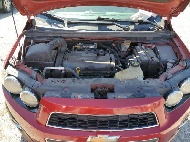 1G1JC5SH0F4159221 - 2015 CHEVROLET SONIC LT RED photo 11