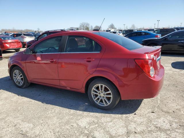 1G1JC5SH0F4159221 - 2015 CHEVROLET SONIC LT RED photo 2