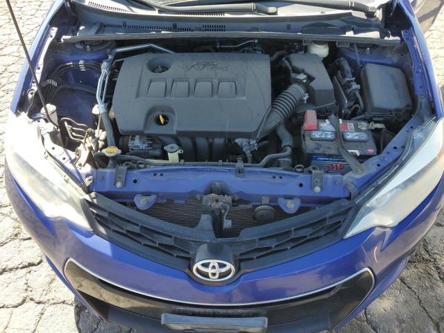 5YFBURHE5GP554121 - 2016 TOYOTA COROLLA L BLUE photo 11