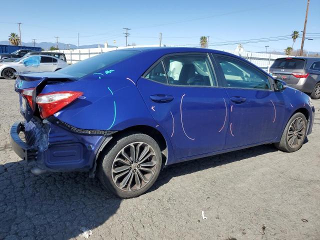 5YFBURHE5GP554121 - 2016 TOYOTA COROLLA L BLUE photo 3