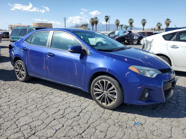 5YFBURHE5GP554121 - 2016 TOYOTA COROLLA L BLUE photo 4