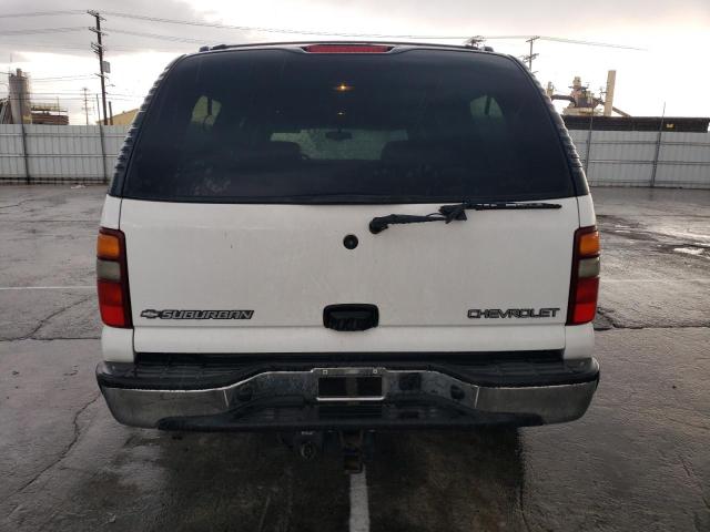 3GNEC16T1YG134390 - 2000 CHEVROLET SUBURBAN C1500 WHITE photo 6