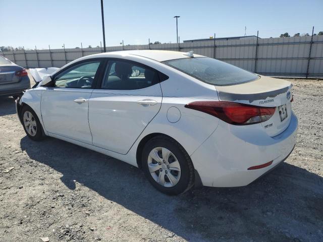 5NPDH4AE1GH797321 - 2016 HYUNDAI ELANTRA SE WHITE photo 2