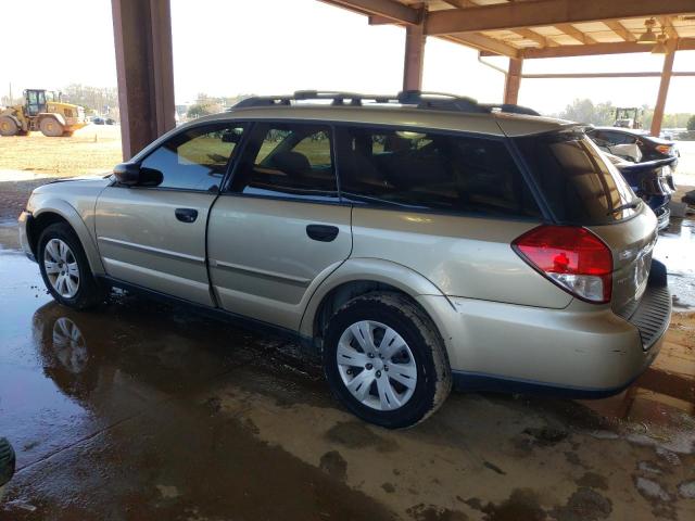 4S4BP60C087306745 - 2008 SUBARU OUTBACK GOLD photo 2