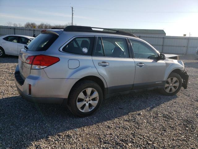 4S4BRCAC3C3228680 - 2012 SUBARU OUTBACK 2.5I SILVER photo 3