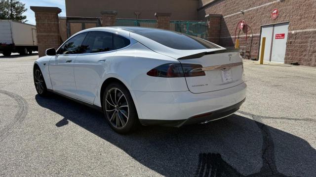 5YJSA1CG8DFP12090 - 2013 TESLA MODEL S WHITE photo 3