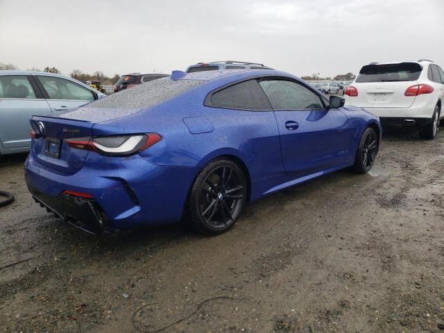 WBA83AP06NCJ08227 - 2022 BMW M440I BLUE photo 3