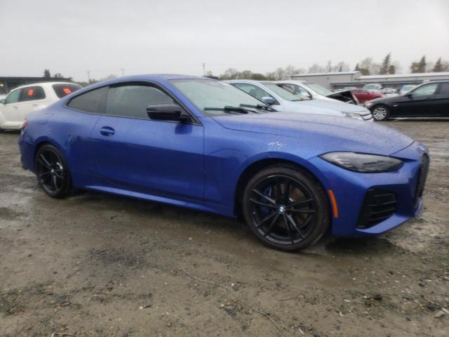 WBA83AP06NCJ08227 - 2022 BMW M440I BLUE photo 4