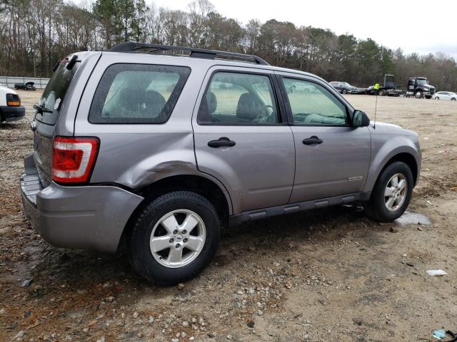 1FMCU02Z08KE12220 - 2008 FORD ESCAPE XLS GRAY photo 3