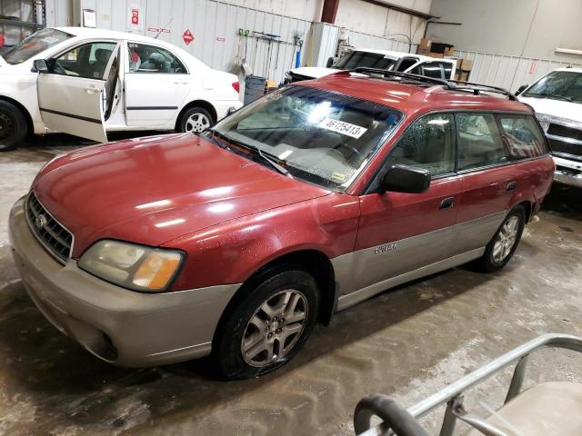 4S3BH675346603839 - 2004 SUBARU LEGACY OUTBACK AWP 红色 照片 1