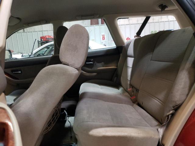 4S3BH675346603839 - 2004 SUBARU LEGACY OUTBACK AWP 红色 照片 10