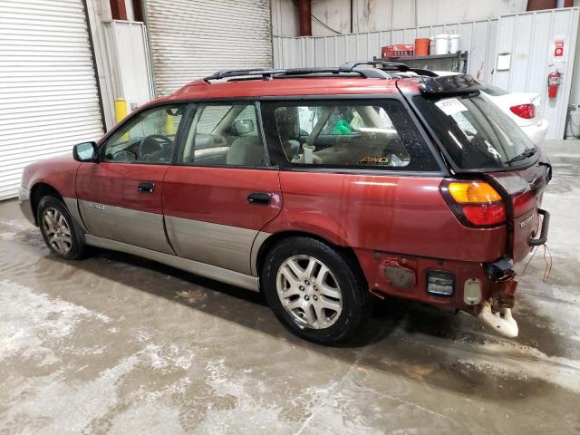4S3BH675346603839 - 2004 SUBARU LEGACY OUTBACK AWP 红色 照片 2