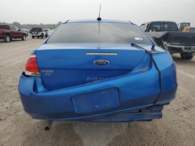 1FAHP3FN5BW159671 - 2011 FORD FOCUS SE BLUE photo 6