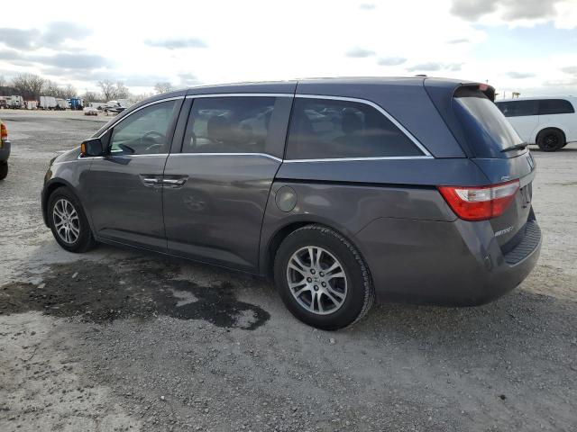 5FNRL5H62DB086438 - 2013 HONDA ODYSSEY EXL GRAY photo 2