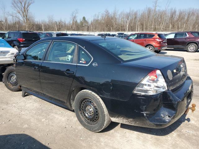 2G1WB57K491289659 - 2009 CHEVROLET IMPALA LS BLACK photo 2