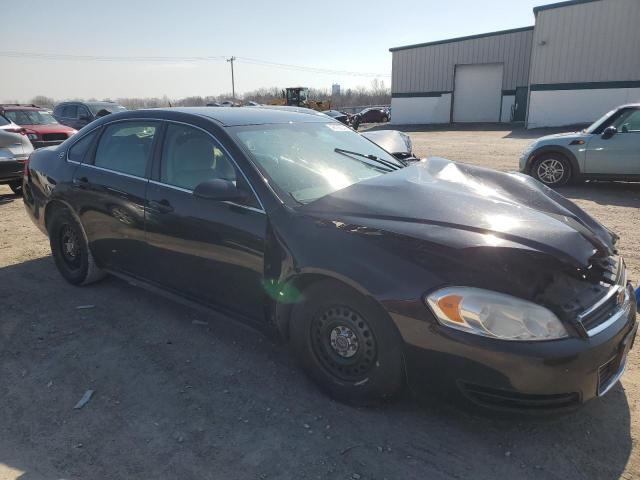 2G1WB57K491289659 - 2009 CHEVROLET IMPALA LS BLACK photo 4