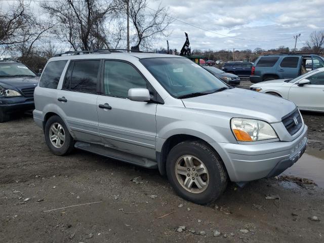 2HKYF18693H511388 - 2003 HONDA PILOT EXL SILVER photo 4