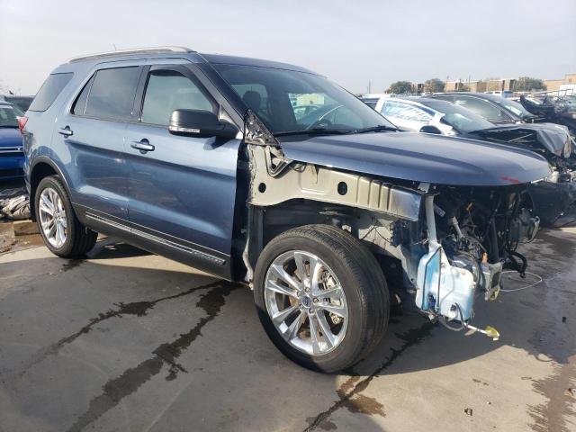 1FM5K7D87KGA59674 - 2019 FORD EXPLORER XLT BLUE photo 4