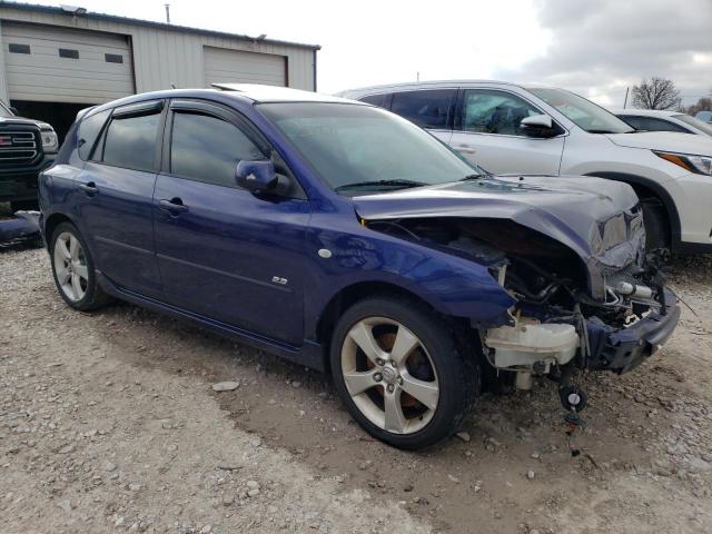 JM1BK143251267655 - 2005 MAZDA 3 HATCHBACK BLUE photo 4