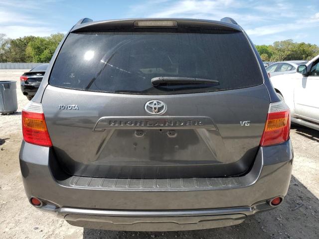 JTEDS41A182060651 - 2008 TOYOTA HIGHLANDER GRAY photo 6